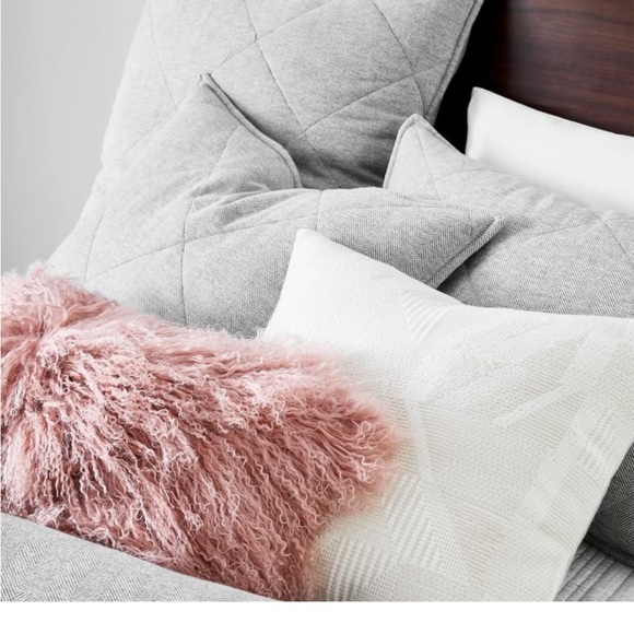 West Elm Other 2 New West Elm Mongolian Lamb Pillow Cover And